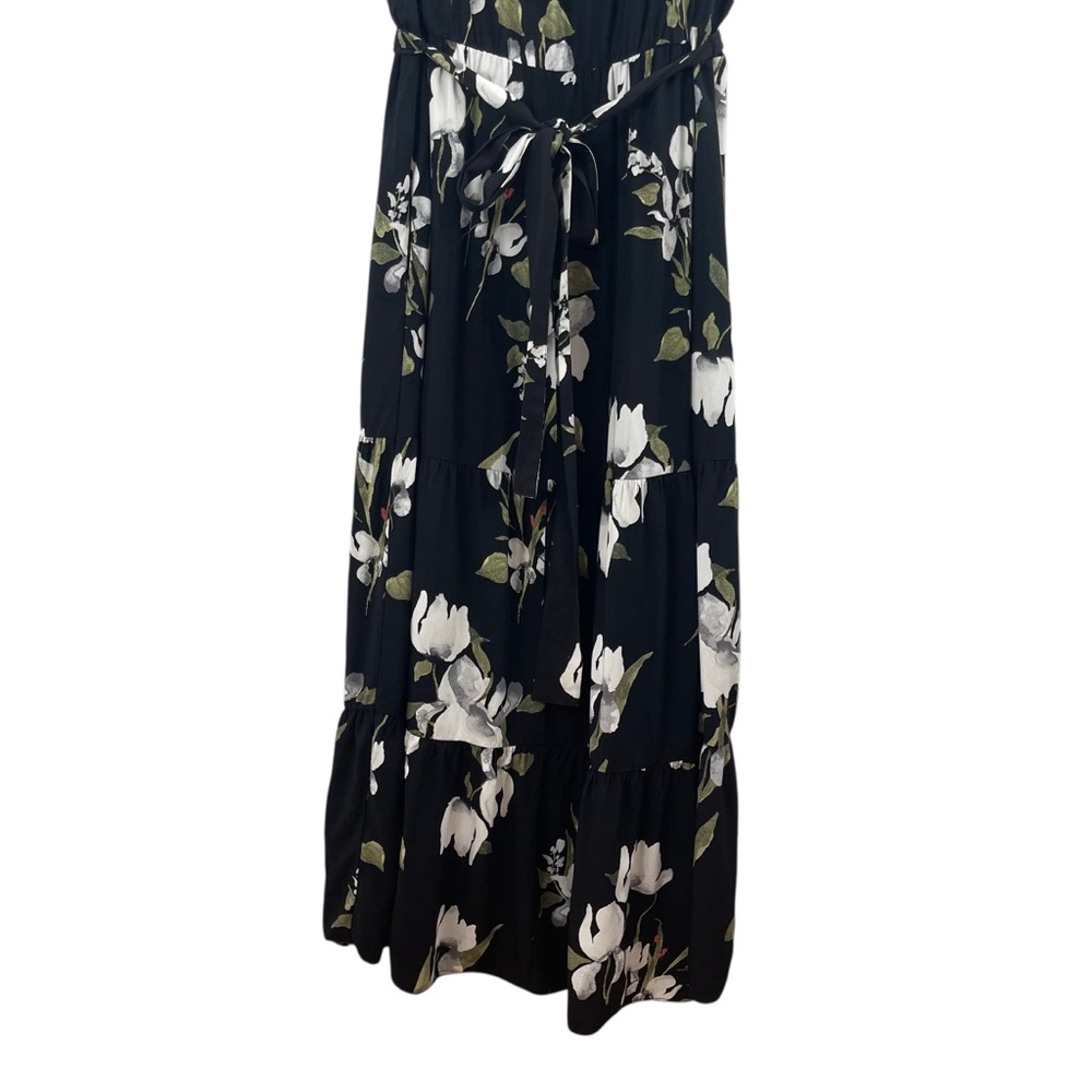 Ava & Viv Floral Sleeveless Maxi Dress - Black and White Sz. 3x - Picture 8 of 9